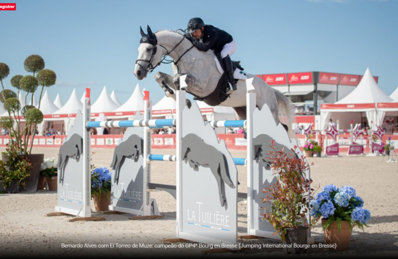 Bernardo Alves en El TORREO DE MUZE, CSI4* Bourg-en-Bresse