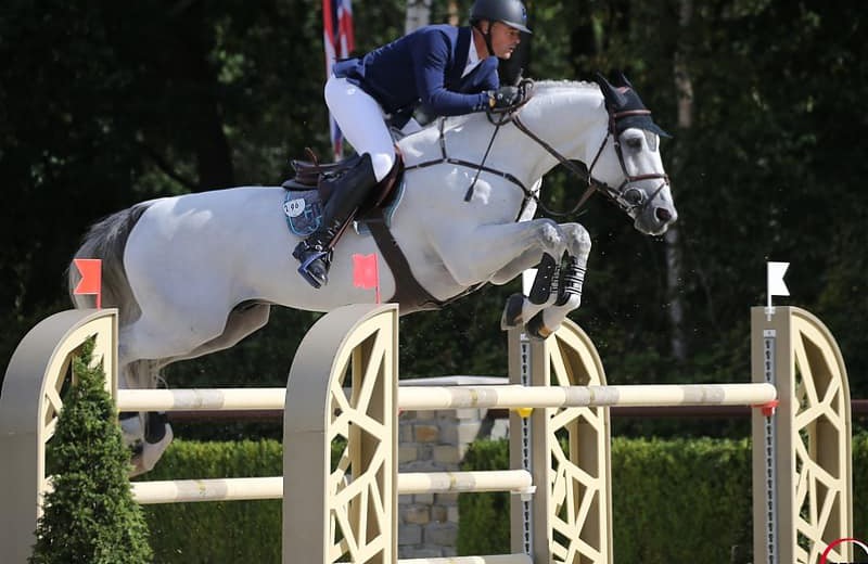 François Mathy Jr. en CASANOVA DE L’HERSE zegevierden over 1m40 op CSI2* Valkenswaard(NED)