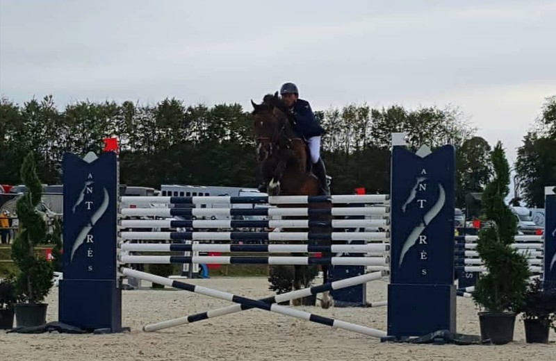 ETERNITY DU SEIGNEUR en Arnaud Doem, 3e in de Six Bars over 1m80 (DR)