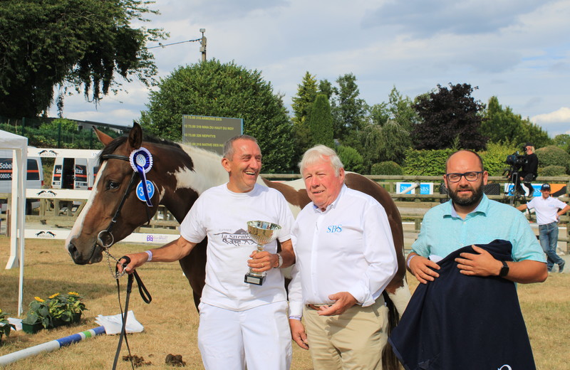 NICE MOON SAVENIERE (SBS, Ice Man du Houssoit x Clinton) en Jean Gallet (Libramont-Chevigny) (foto: L.G. - SBS)