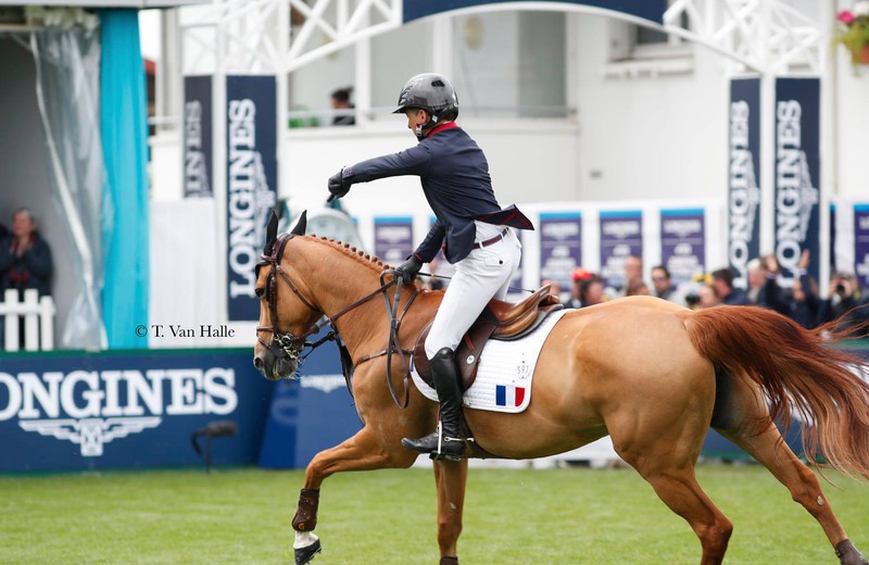 Thierry Rozier kondigde aan dat zijn ongelooflijke Venezia d’Ecaussinnes aan haar laatste deelname toe was, en wel op de Hubside Jumping (T. Van Halle)