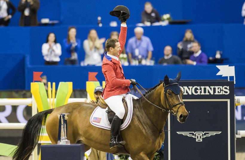 SBS HH AZUR GARDEN’S HORSES (E.O.) (Thunder van de Zuuthoeve/Sir Lui – fokker: Nathalie Beaufort te B-8600 Pervijze) gereden door McLain Ward (USA) (foto (c) FEI)