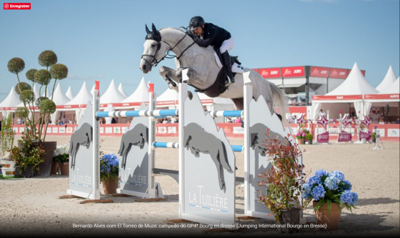 Bernardo Alves en El TORREO DE MUZE, CSI4* Bourg-en-Bresse