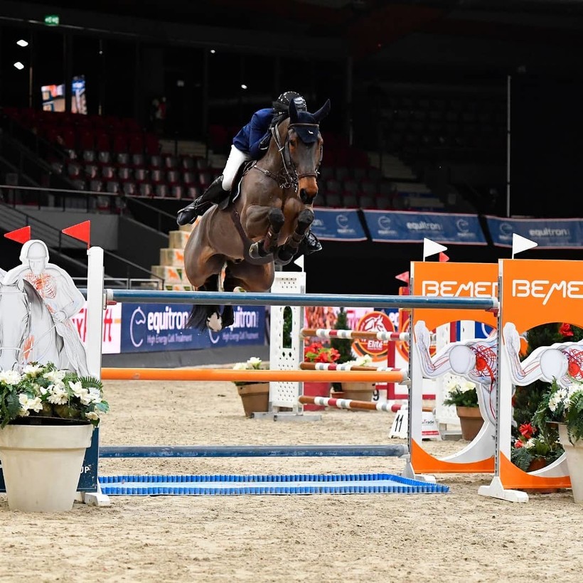 Foto: EDGARD DE PREFONTAINE en Arnaud Doem, 3e in de GP 1m60 in Salzburg (Arnaud Doem Official)
