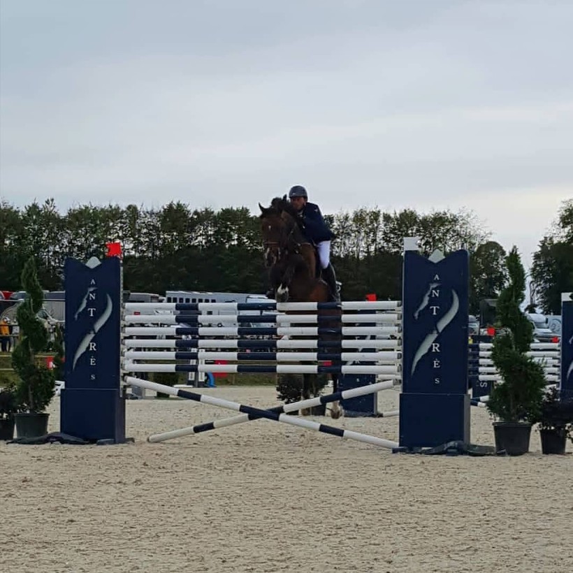 ETERNITY DU SEIGNEUR en Arnaud Doem, 3e in de Six Bars over 1m80 (DR)