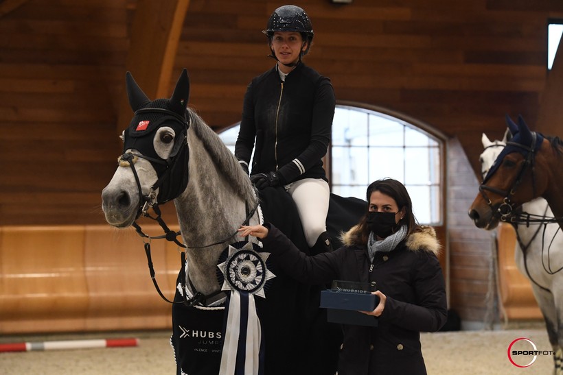 Mégane Moissonnier bevestigde in de GP op CSI2* Valence met de Elite Obstacle-merrie GALILEE (Clintissimo x Fidji du Fleuri) (Sportfot – Hubside Jumping)