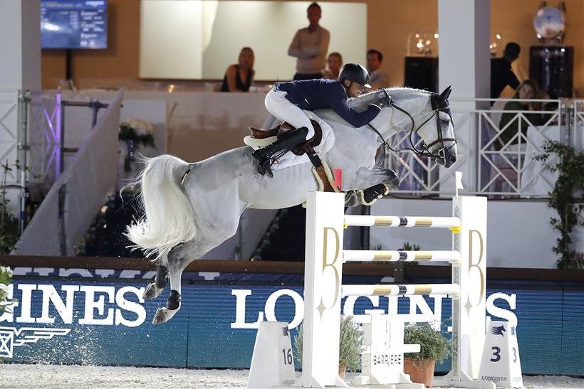 GARFIELD DE TIJI DES TEMPLIERS (Quasimodo Z/Goldspring de Lauzelle), SBS gekeurd, gereden door Jérôme Guéry (BEL) (Foto (c) LGCT/S. Grasso)